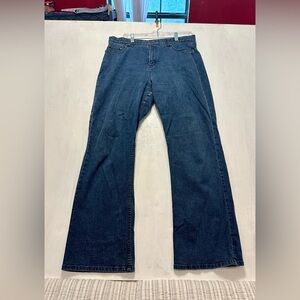 Denim & Co Women’s Size 12 Bootcut Jeans Dark Wash Stretch Tummy Control Denim